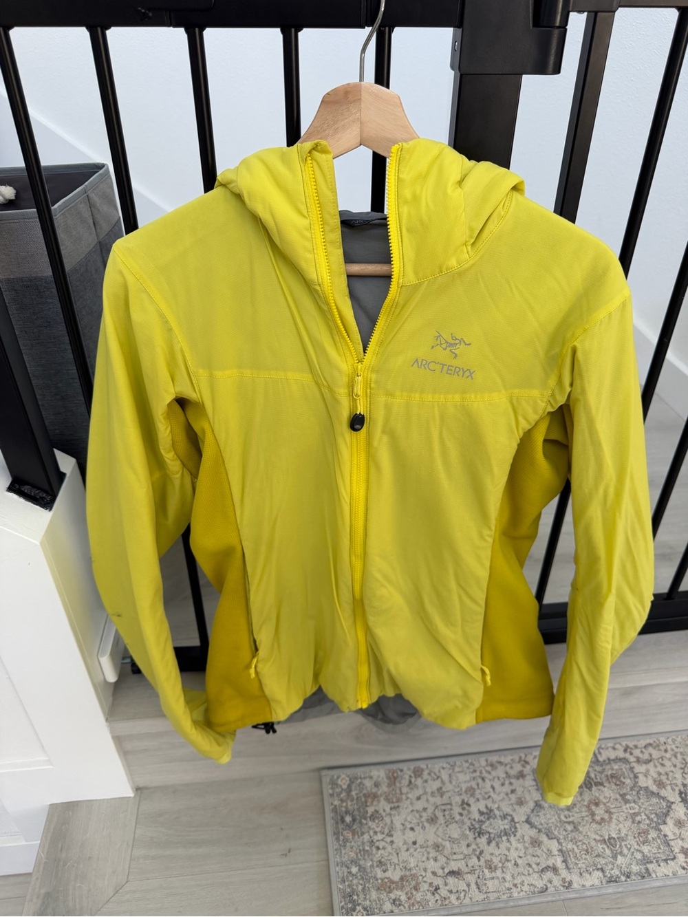 Yellow Arcteryx Atom LT